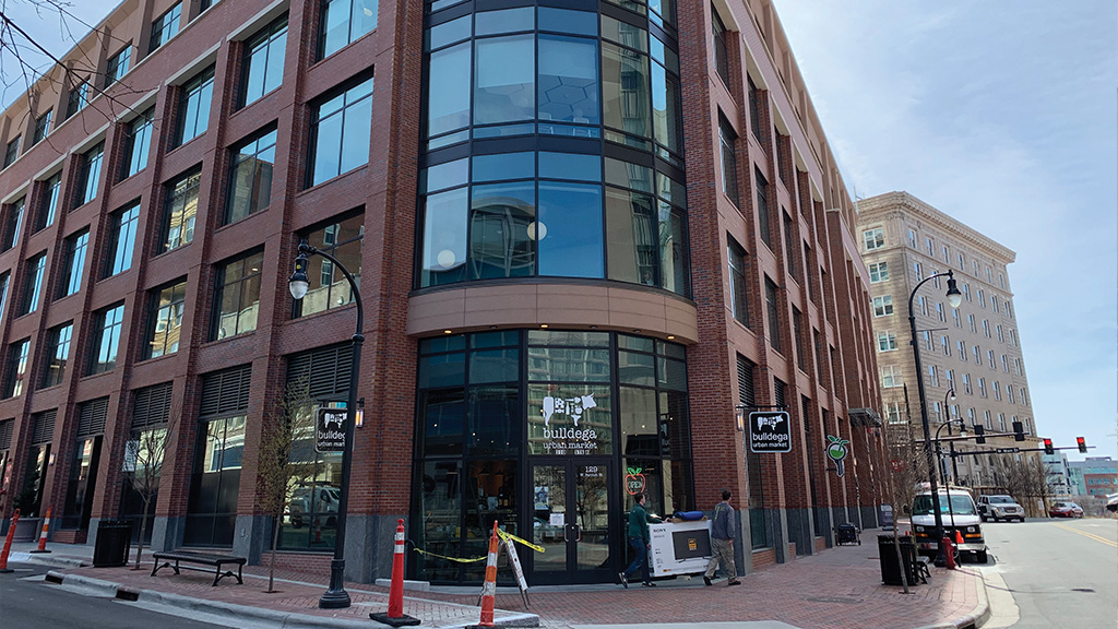 A large storefront in Durham