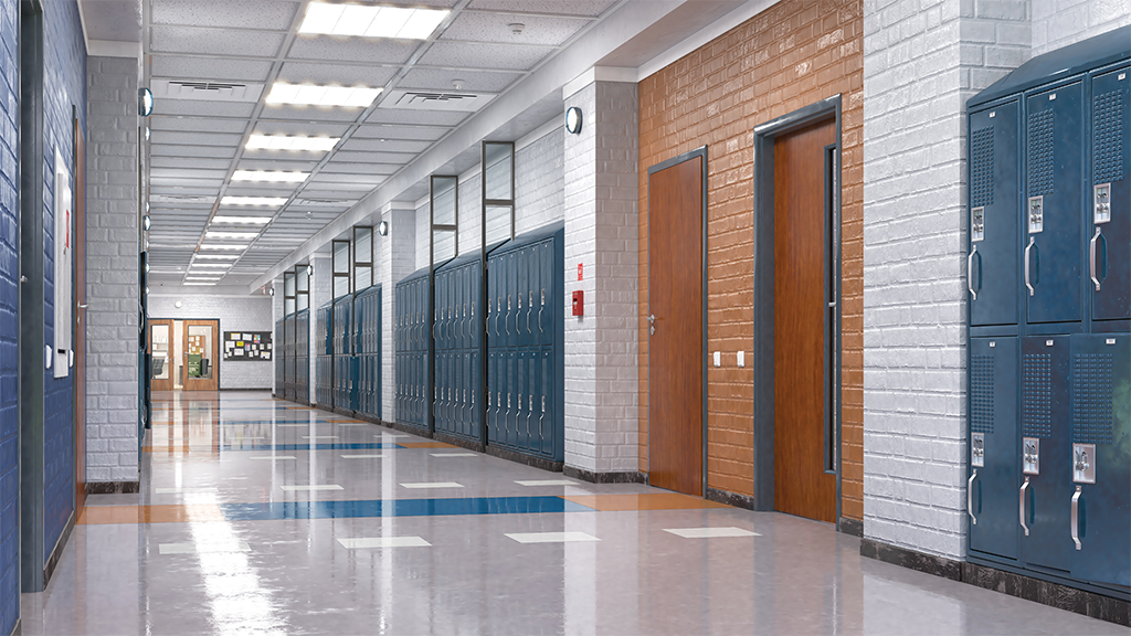 an empty hallway